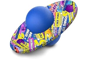 ANBY Pogo Ball for Kids & Adults Up to 200lb, Balance Coordination Trick Bounce Board Pop Ball Cool Fun Challenge Indoor Outdoor Toys Pogo Jumper Birthday Gifts for Boys Girls Easter Basket Stuffers