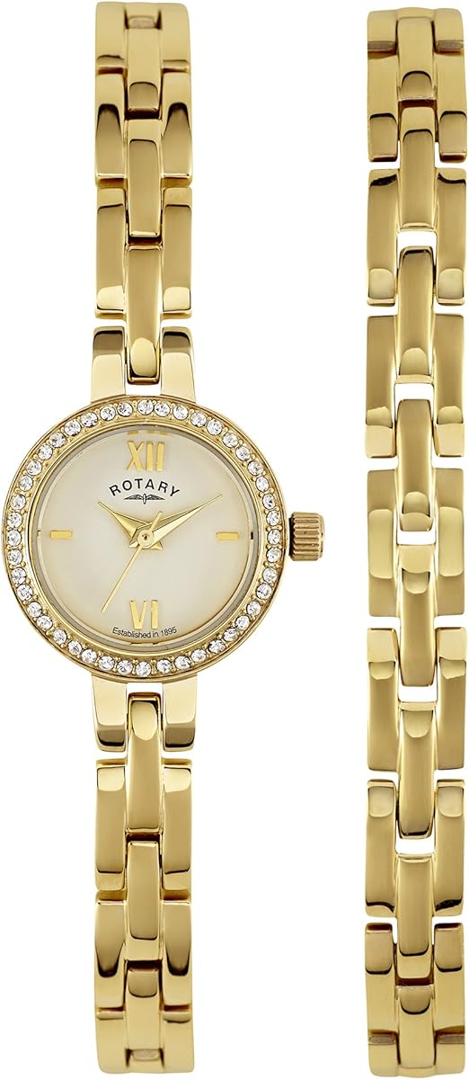 Rotary Women's Quartz Mother of Pearl Mother of Pearl Dial Analogue