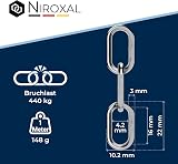 NietFullThings Stainless Steel Short Link Chain 316 Marine Grade 3 mm Pack 3 view 3