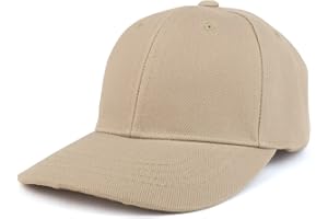 Trendy Apparel Shop Plain Youth Size Kid's Adjustable Structured Baseball Cap