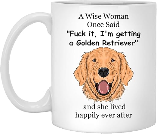 golden retriever mom mug