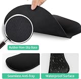ZIBLY Keyboard Wrist Rest and Mouse Pad Combo Black Memory Foam Ergonomic view 6