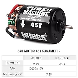 INJORA 540 Brushed Motor 45T Waterproof Motor for