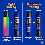 Matrix Brass Off Blue Ton­ing Shampoo 1 Litre Corrects Orange Tones view 5
