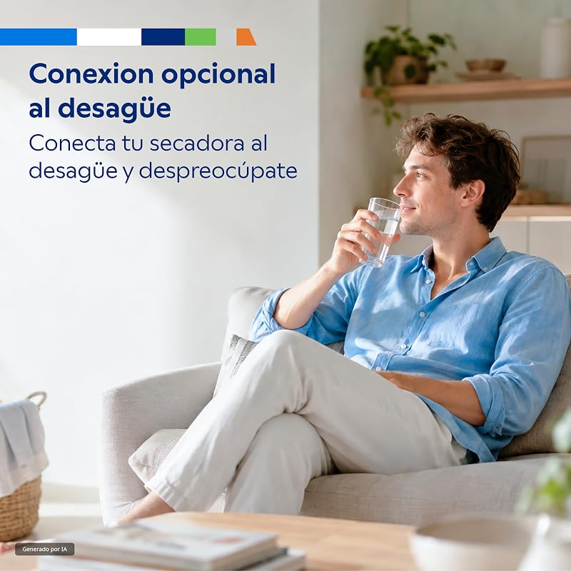 - Secador com bomba de calor, 9 kg, silencioso, programa rápido, menos ferro, branco, 3SB3091BR