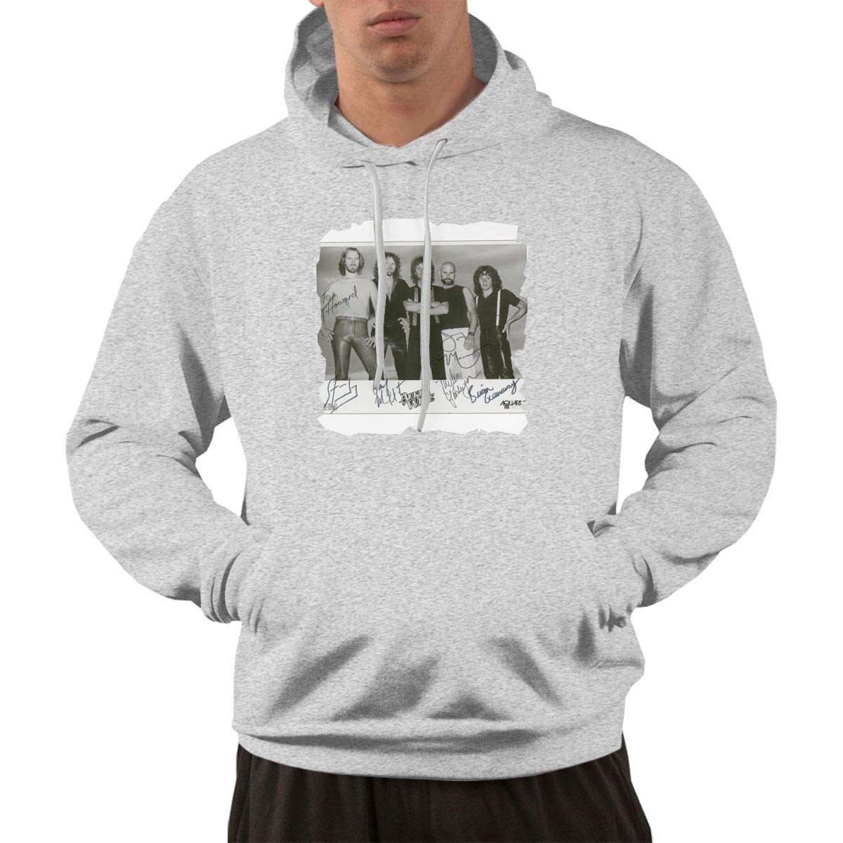  Pullover Classic Gray Print April Wine Fashion Hooded Shirts With Pocket S