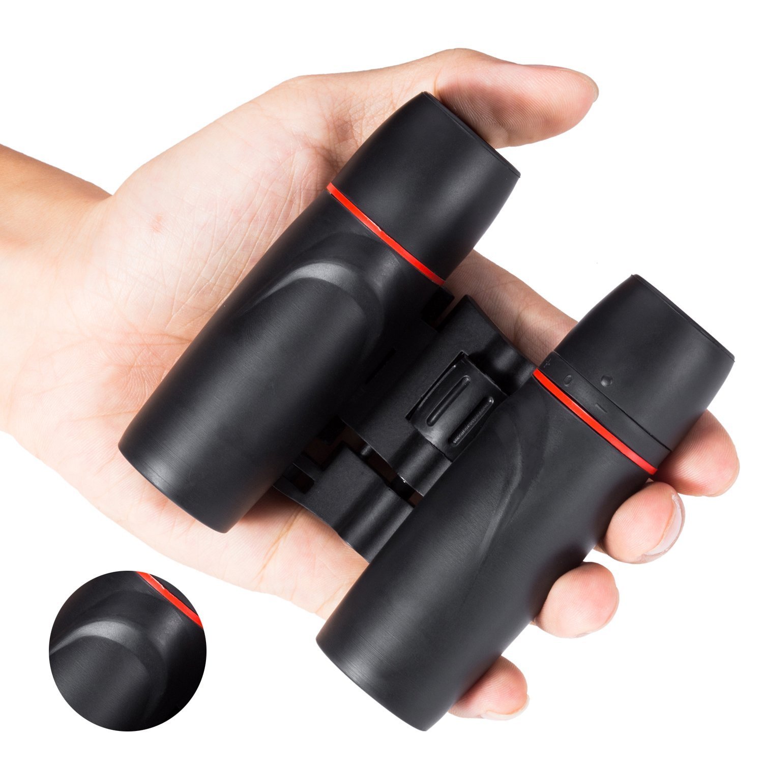Compact Binoculars, F.DORLA Portable Folding Binoculars for Adults