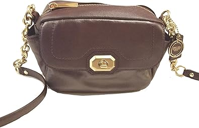 plum handbag leather