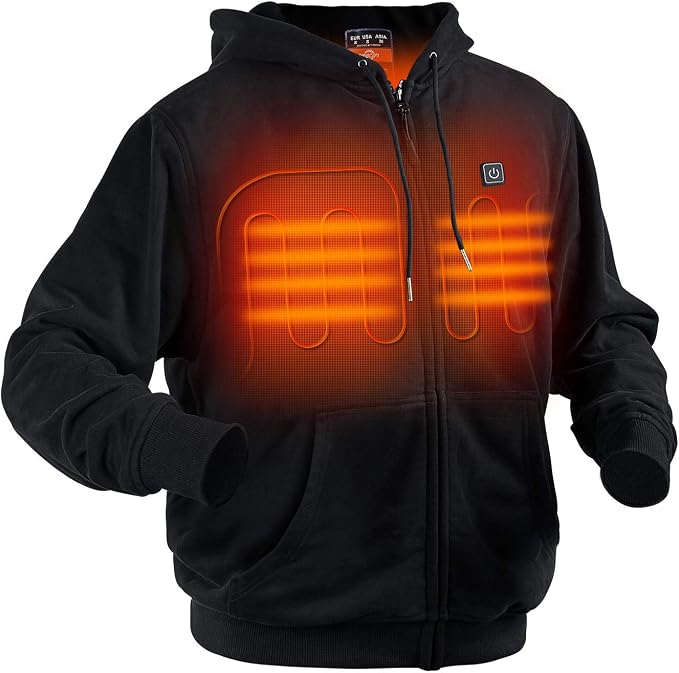 heated hoodie 4xl