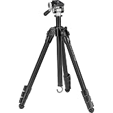 Vortex Mountain Pass Tripod Kit | 2-Way Pan Head - 22 lb Max Load, Arca-Swiss Mount, Aluminum Legs, Flip Lever Leg Locks - Unlimited, Unconditional Warranty