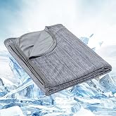 OIGAE Cobertor Refrescante para Dormidores Calorosos - Cobertor Frio de Verão Macio e Leve para Suor Noturno | Perfeito para 