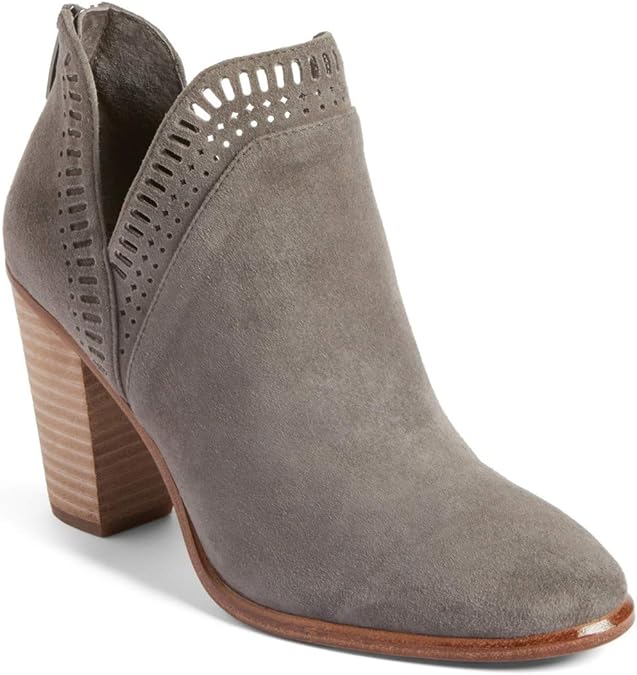 vince camuto grey suede booties
