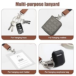 XCHIN Lanyard, Lanyards for Keys, Black Keychain