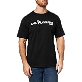 Karl Lagerfeld Mens Short Sleeve Karl Logo Graphic Easy Dressing T-Shirt