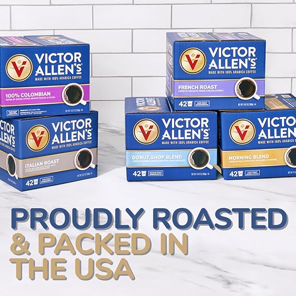 VICTOR ALLEN’S COFFEE WHITE CHOCOLATE CARAMEL FLAVORED CAPPUCCINO, 42 COUNT, SINGLE SERVE CUPS FOR KEURIG K-CUP BREWERS