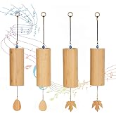 Wind Chime Set of 4 Elements,4 Different Beautiful Tones&amp;2 Kinds of Pendant | Sound Healing Instruments(Verdant,Solstice,Harvest,Hearth),Hand-Tuned for a Harmonious Melody