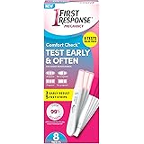 FIRST RESPONSE Comfort Check Pregnancy Test, 8 Count, Pink & White