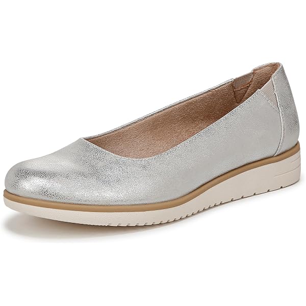 Zapatos Planos De Ballet Dune Believing Para Mujer - Tacón Bajo Texturizado, Punta Redonda, Elegantes Y Cómodos