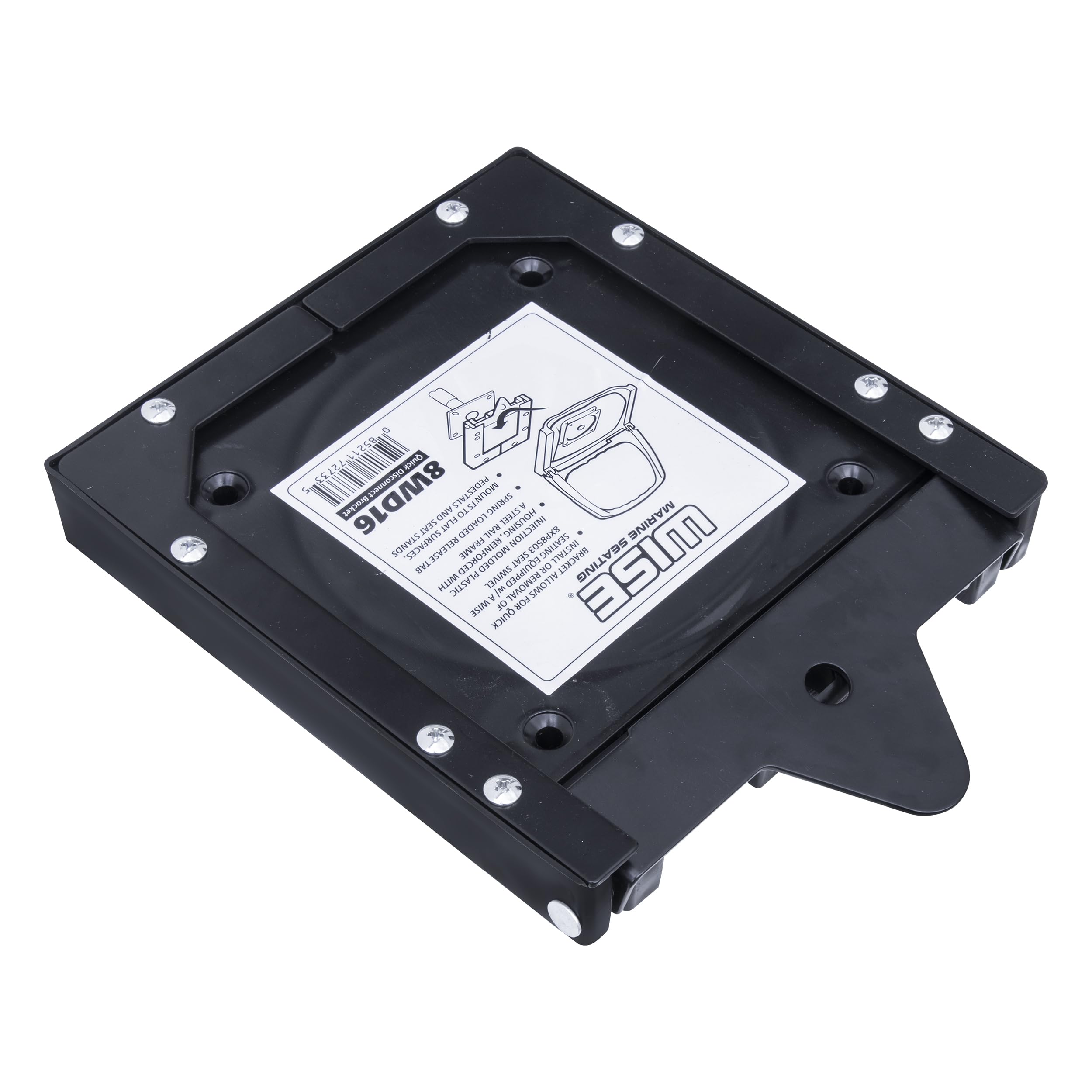 Wise 8WD16 Quick Disconnect Seat Bracket for Standard 7" Seat Swivel