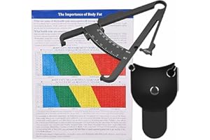 LinamHoz 2 pcs Skin fold Body Fat Caliper Set, Measure Skin Fold Caliper Set for Accurately Measuring BMI Skin Fold Fitness a