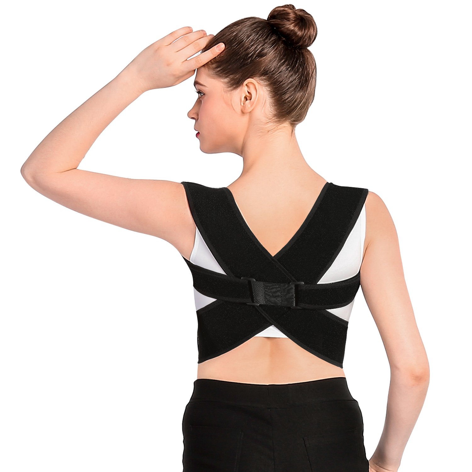 Posture Corrector Brace and Clavicle Support Straightener for Upper Back Shoulder