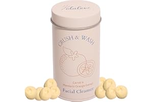 Tidalove 3-in-1 Solid Facial Cleanser, Exfoliator, and Wash-off Mask - Vegan, Cruelty-Free, Plastic-Free, Travel-Friendly, 1 