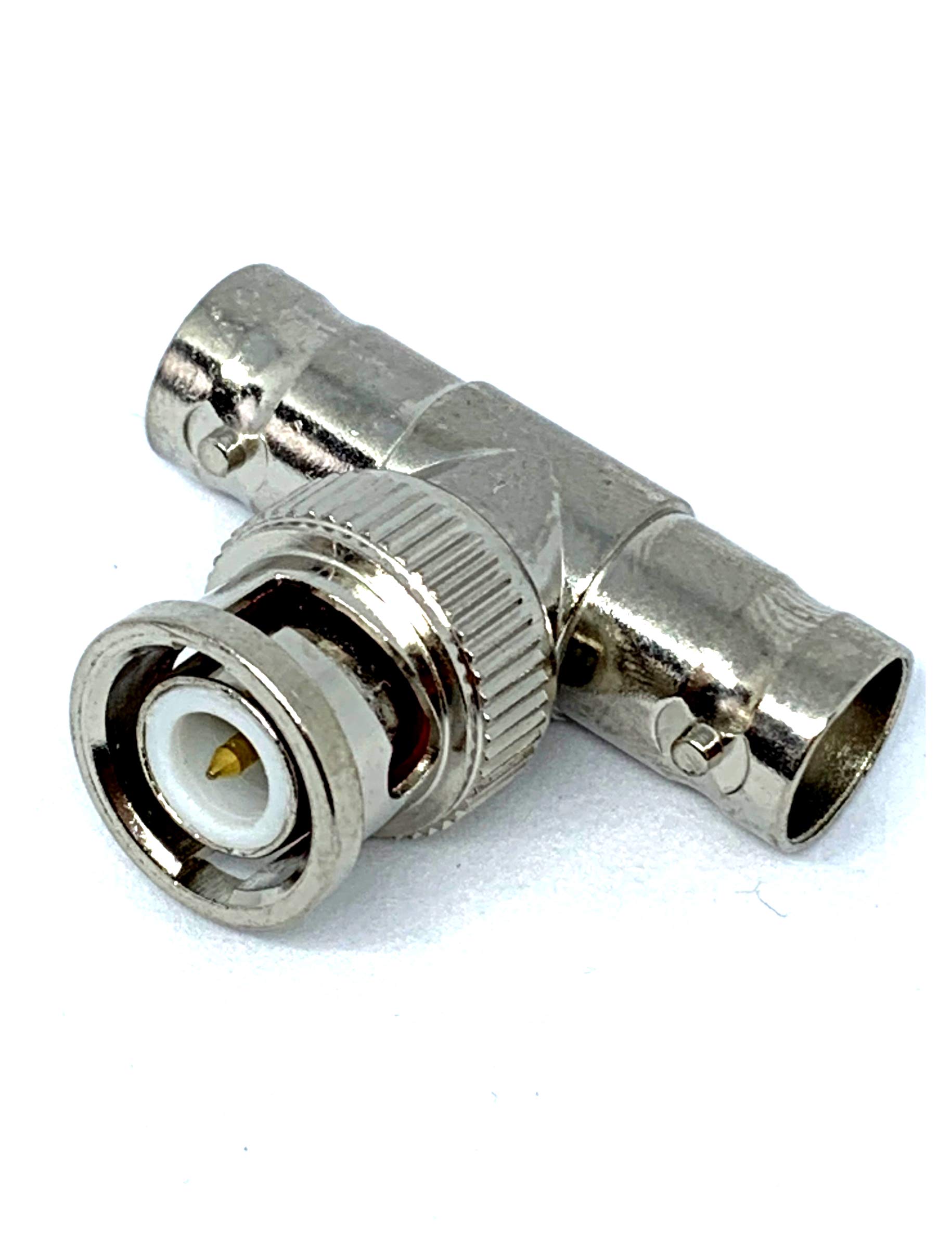 Maincore BNC Male to 2 x BNC Female Sockets In T Design Splitter Adapter Connector Plug Coax