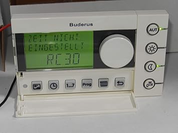 Buderus Rc30 Ems Raumcontroller Fernbedienung Und Handbuch Als Pdf Gepruft In Sehr Gutem Zustand Amazon De Baumarkt
