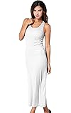 ACEVOG Women & Girl's Casual Summer Tank Top Style Maxi Dress