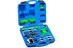 YSSNIUTOOL 18pcTiming Tool for Ford, Engine Timing Tool Kit Camshaft Flywheel Locking Tools for Ford Fiesta Fusion Escape Mazda 1.4 1.6 1.8 2.0 Di/TDCi/TDDi ECOBOOST 1.6 Ti-VCT 1.5 1.6 VVT 2.5L Replace 303-1097