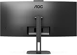 AOC CU34V5CW 34" Curved QHD 100Hz VA Monitor USB-C Docking 65W Webcam view 3