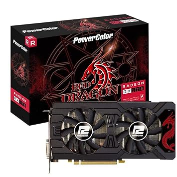 PowerColor AXRX 570 8GBD5-3DHD/OC Grafikkarte schwarz