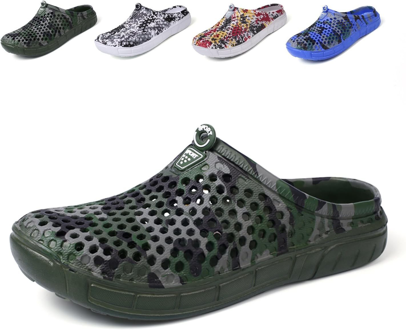 LIGHFOOT Garden Clog Shoes Beach Footwear Water bash Womens Summer Slippers