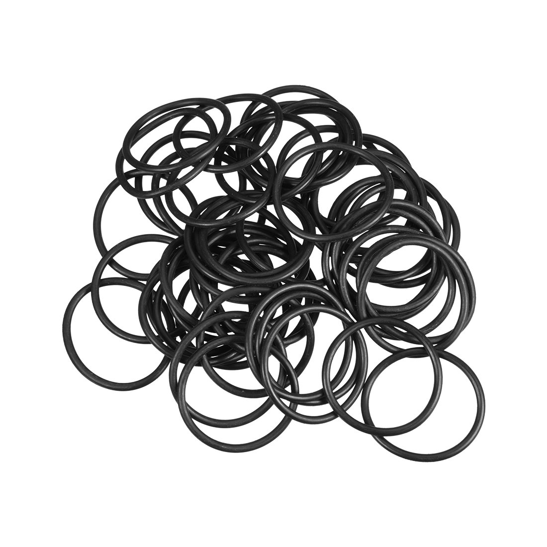 sourcingmap Nitrile Rubber O-Rings 40mm OD 35.2mm ID 2.4mm Width, Metric Sealing Gasket for Automotive Machine Plumbing, Pack of 50