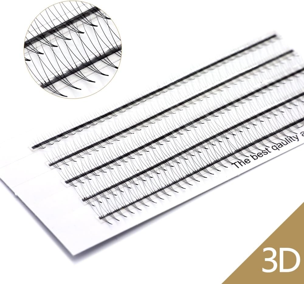 EMEDA 3D Volume Eyelashes Extensions Russian Cluster Individual Eyelashes Volume C Curl Lash Extensions for Beauty (VLash-0003)