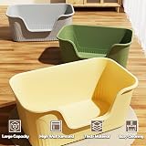 Vealind Cat Litter Tray High Sides Low Entry 45L x 36W x 22.5H cm view 6