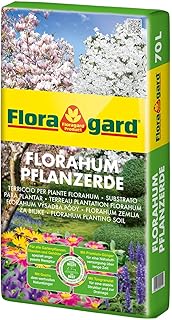 Floragard Florahum Pflanzerde 70 L • Universalerde • für Blumenbeete, Stauden, Sträucher, Gehölze und andere Gartenpflanzen • mit Tongranulat und dem Naturdünger Guano