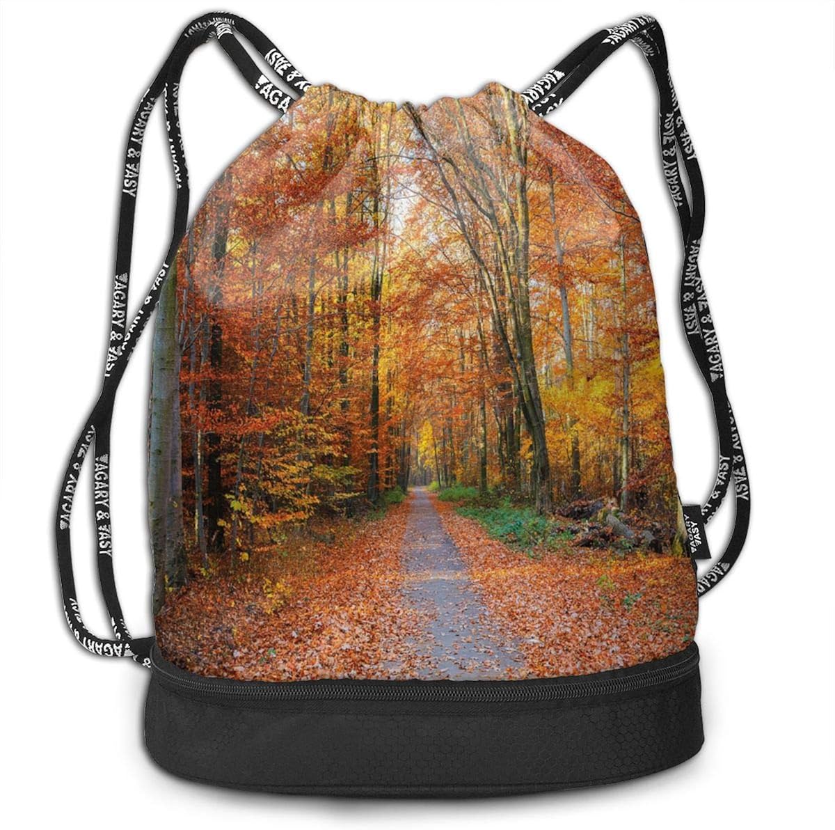 Judascepeda Men And Women Travel Backpack Fall Pathway