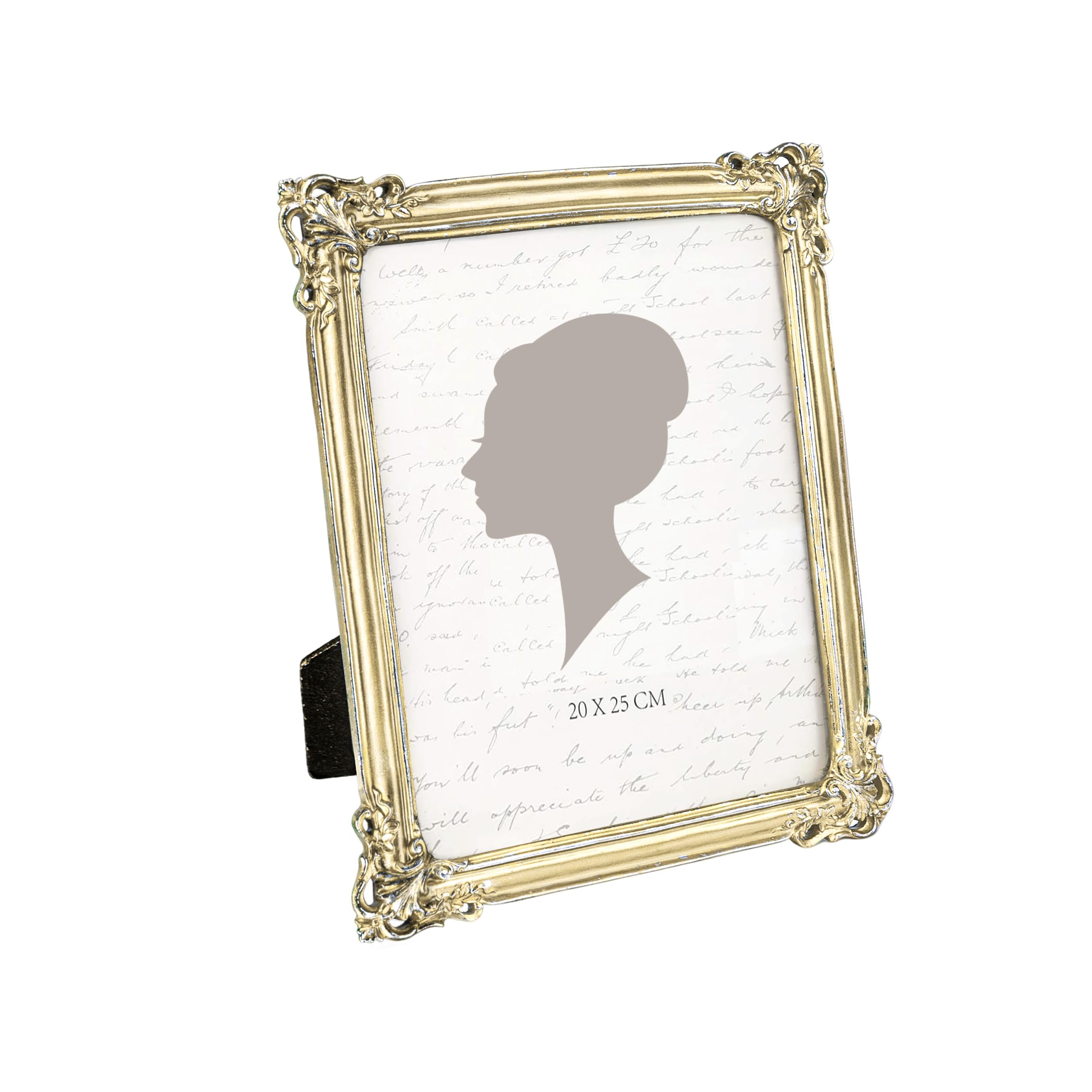 Sunlit Large Vintage Picture Frame 8x10 Inch, Antique Photo Frames, Ornate Photo Display, Tabletop Wall Hanging, 20x25 cm — image 1