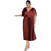 City Chic Women's Plus Size Cocktail Dress - Henley Midi