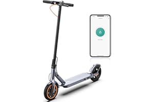 VOLPAM Electric Scooter Adult Basic/with Dual Suspension, Powerful 350W/500W Motor, Max Range 22-28 Miles, Max 19/21 MPH, Dual Braking System, Portable Folding Commuting