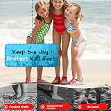 Benpen Kids Water Shoes Boys Girls Toddler Non-Slip Quick Dry Aqua Socks view 2