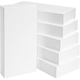 Juvale Smooth Foam Craft Blocks for DIY Craft &amp; Floral Arrangement - Foam Carving Blocks - 12 x 6 x 2 In, White, 6 Pack