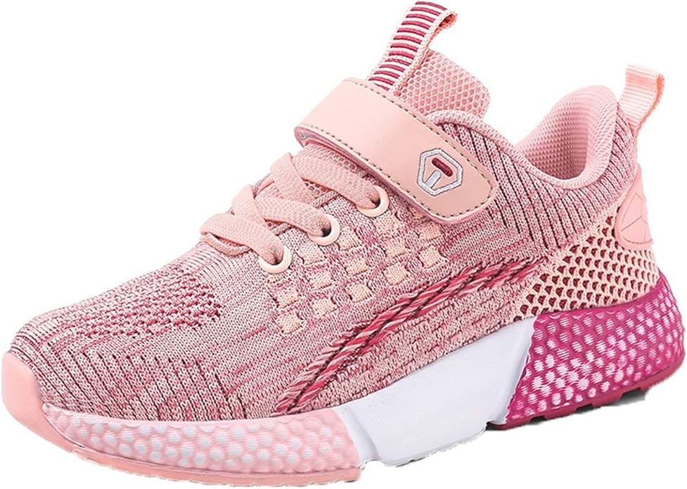 Kids Running Shoes Mesh Breathable Platform Casual Trainers Boys Girls