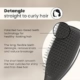 Tangle Teezer Ultimate Detangler Hairbrush Midnight Silver Chrome Finish view 3