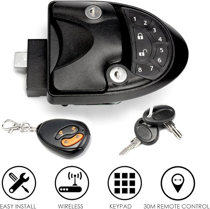 SAFETYON Keyless Entry System Car Alarms Remote Control Central Kit