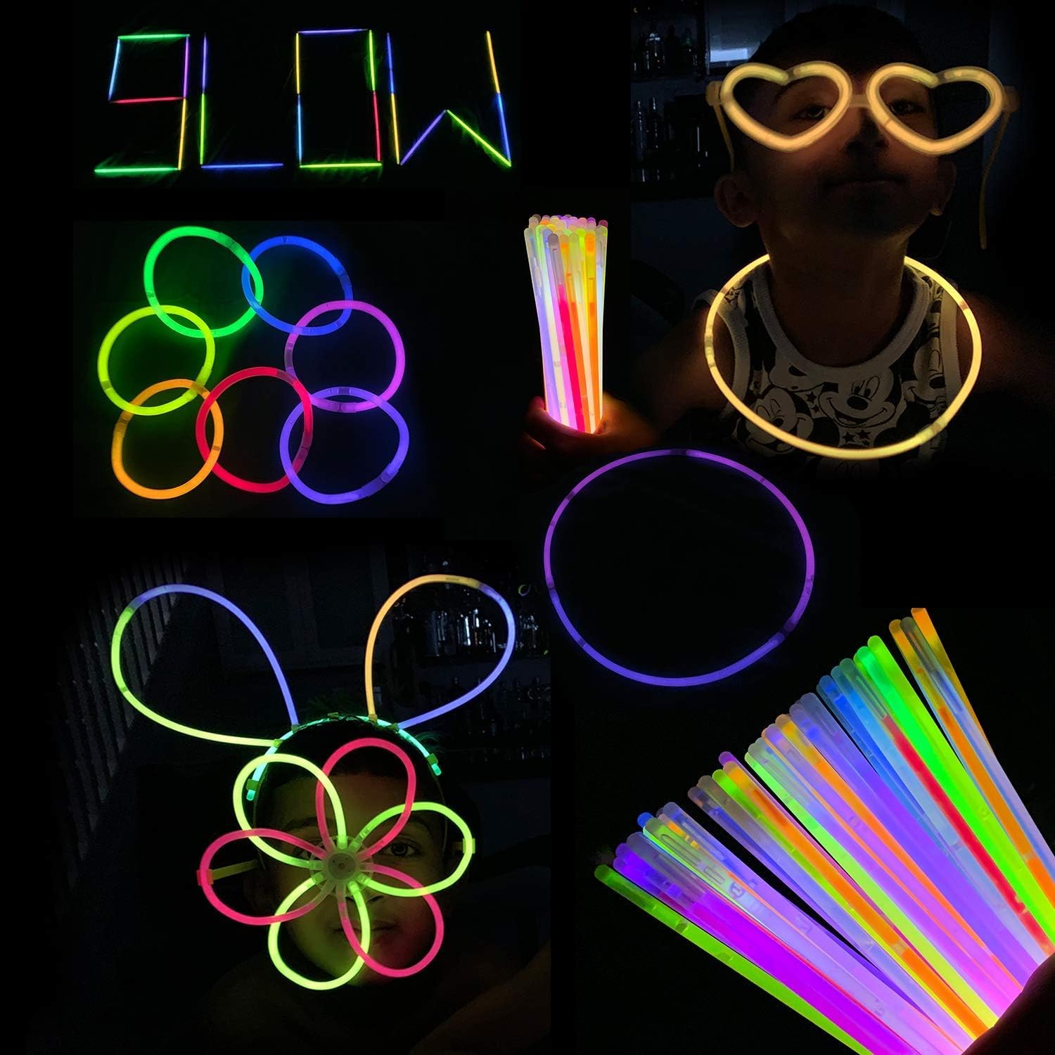 WedDecor Premium Glow Sticks with Connectors - Image 4