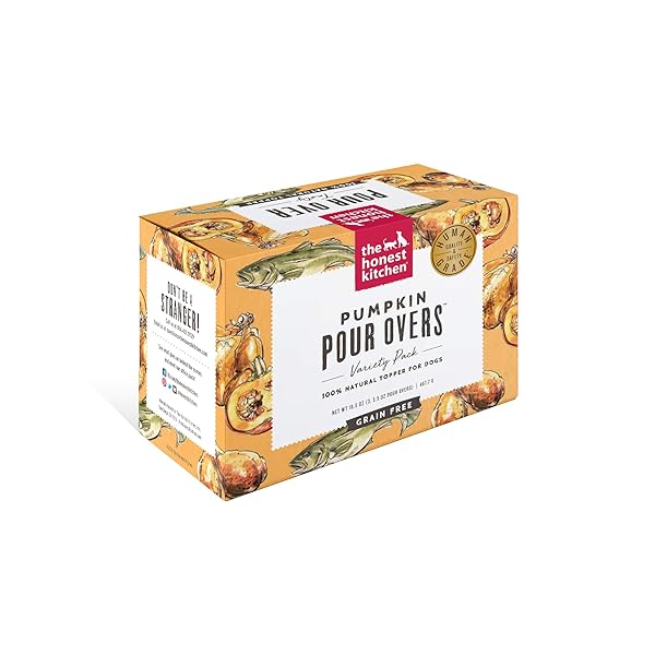 THE HONEST KITCHEN PUMPKIN POUR OVERS WET TOPPERS FOR DOGS (3 PACK), 5.5 OZ – VARIETY