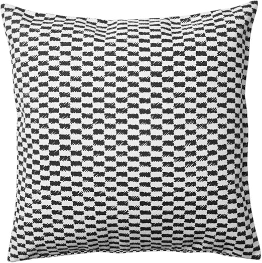 Amazon Com Ikea Asia Ypperlig Cushion Cover Black White Home