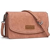 Wrangler Small Crossbody Wallet Purses RFID Trendy Purses for Women with Adjustable Straps